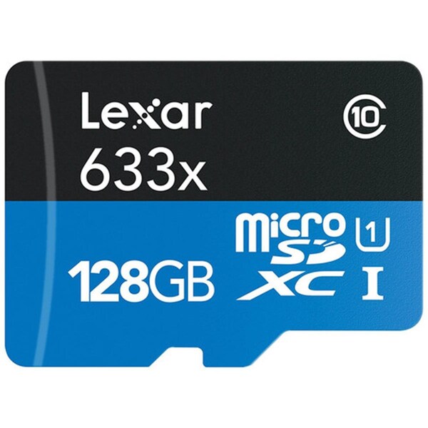 Lexar Media Lexar 128GB High-Performance 633x UHS-I microSDXC Memory Card with SD Adapter LE25363 - main